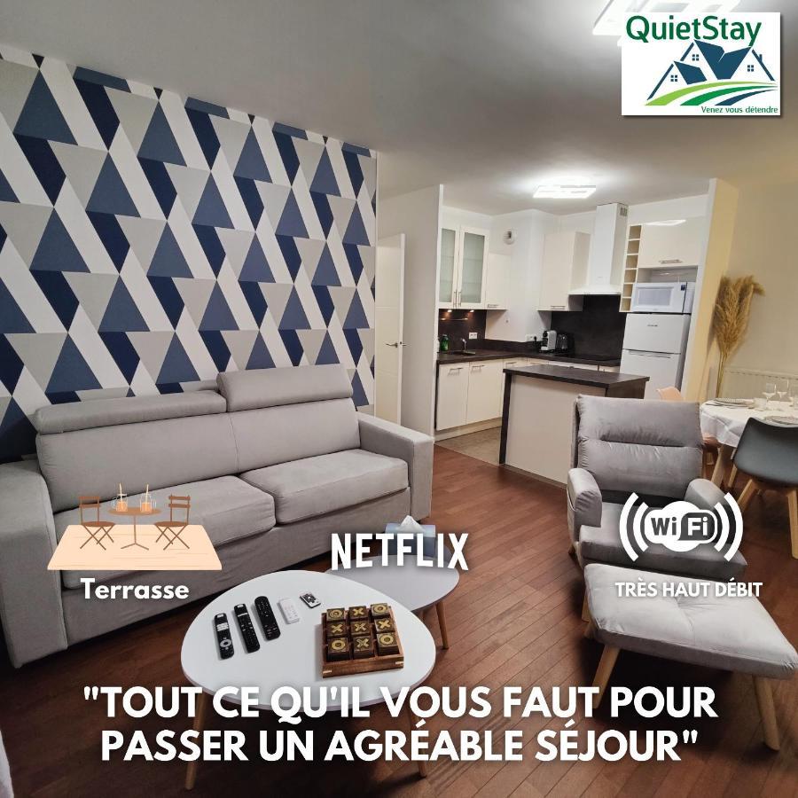 Quietstay 20' Paris, Connected Home Avec Terrasse Massy  Kültér fotó
